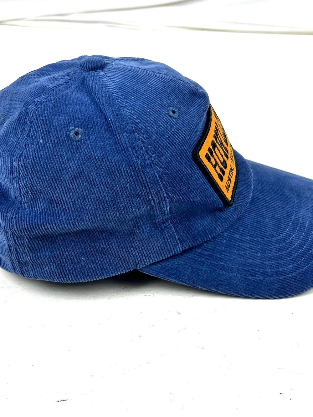 Howler Bros Hat Cap Snapback Blue Corduroy Embroidered Outdoors Austin